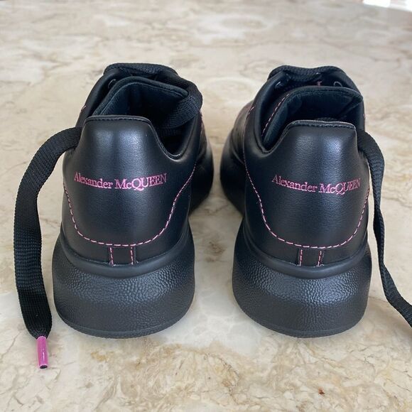 NEW! ALEXANDER McQUEEN Kids Oversized Leather Sneakers US10.5 EU28.5 UK9.5 - Picture 6 of 16